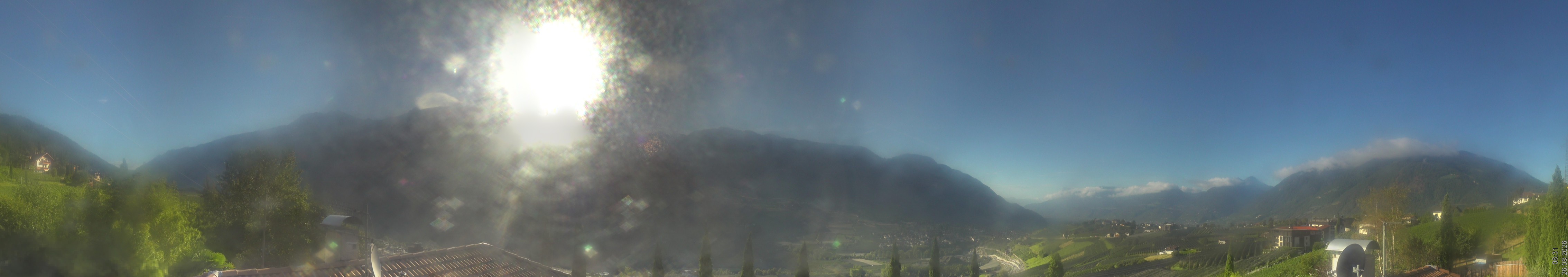 Archiv Foto Webcam Panorama Schenna