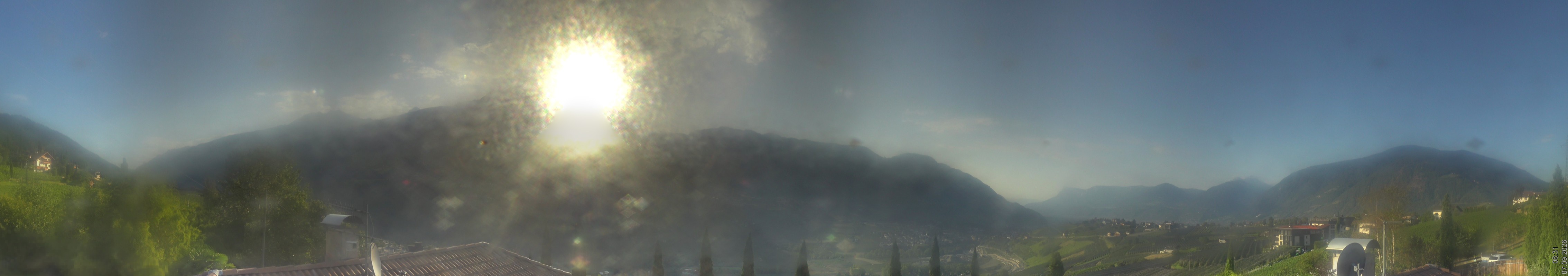 Archiv Foto Webcam Panorama Schenna