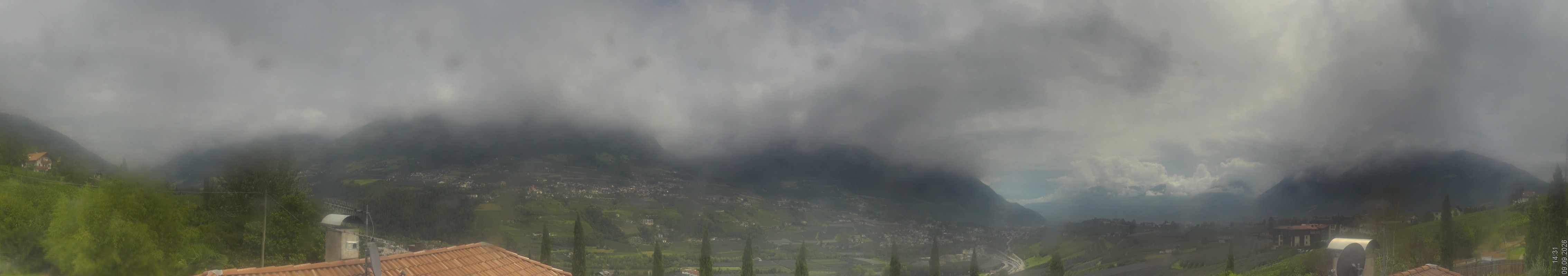 Archiv Foto Webcam Panorama Schenna