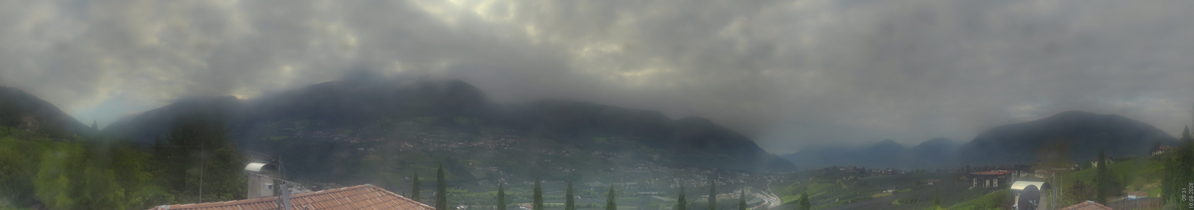 Archiv Foto Webcam Panorama Schenna
