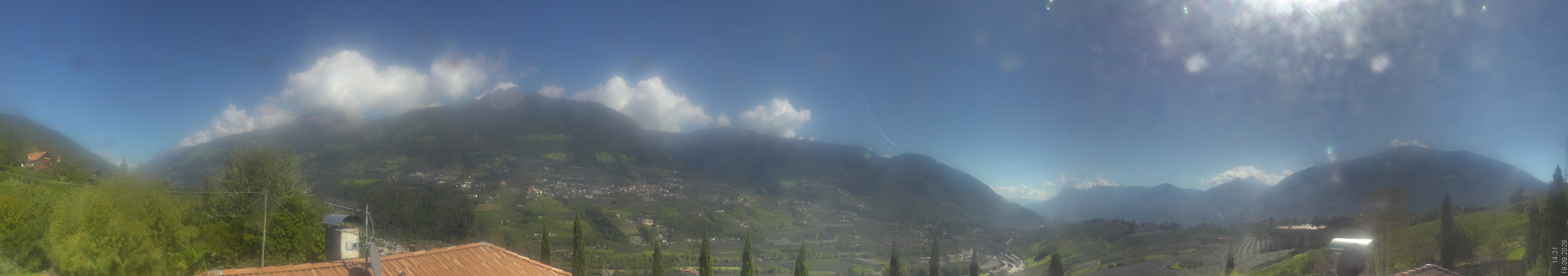 Archiv Foto Webcam Panorama Schenna