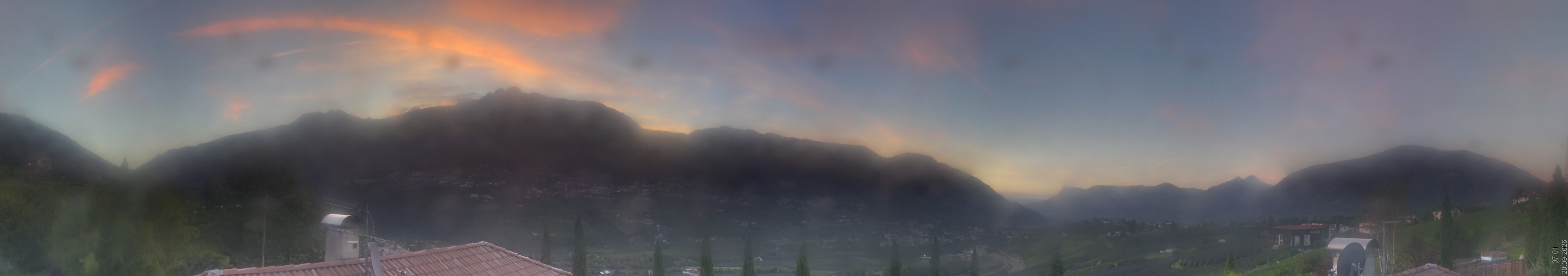 Archiv Foto Webcam Panorama Schenna
