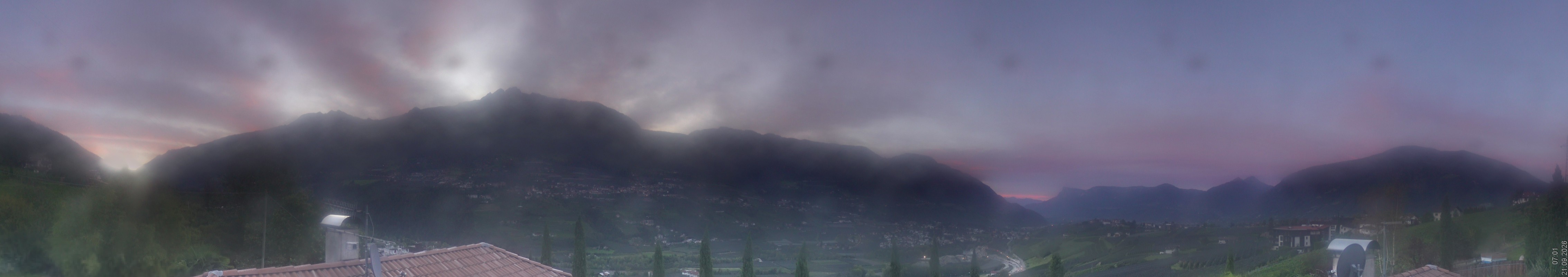 Archiv Foto Webcam Panorama Schenna