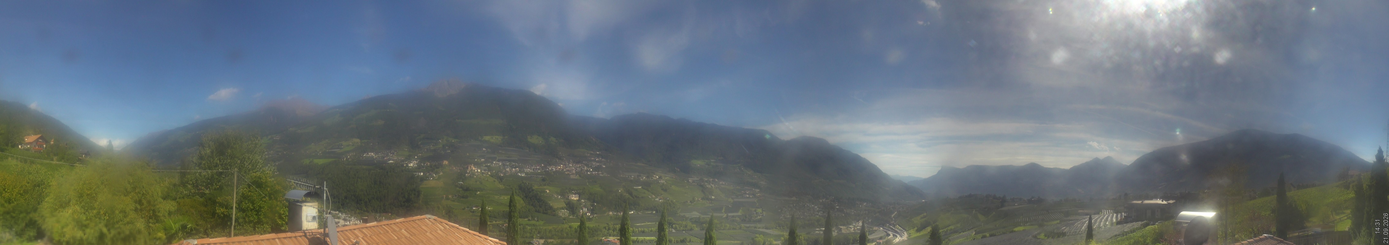 Archiv Foto Webcam Panorama Schenna