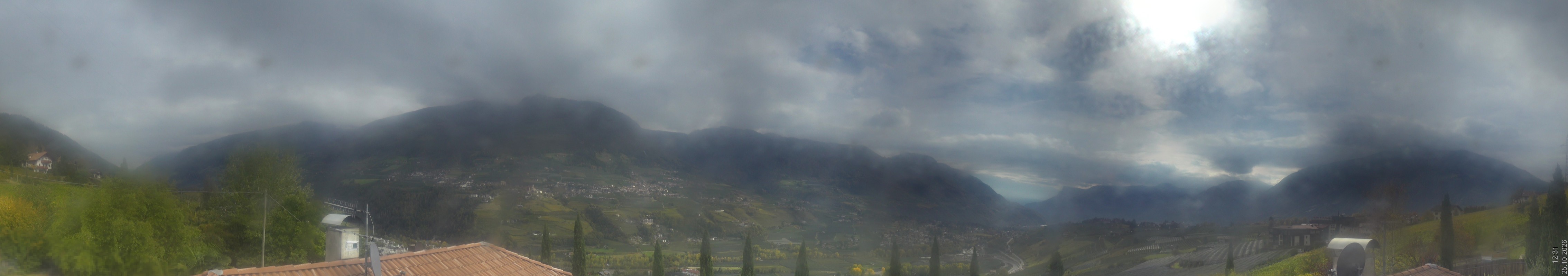 Archiv Foto Webcam Panorama Schenna