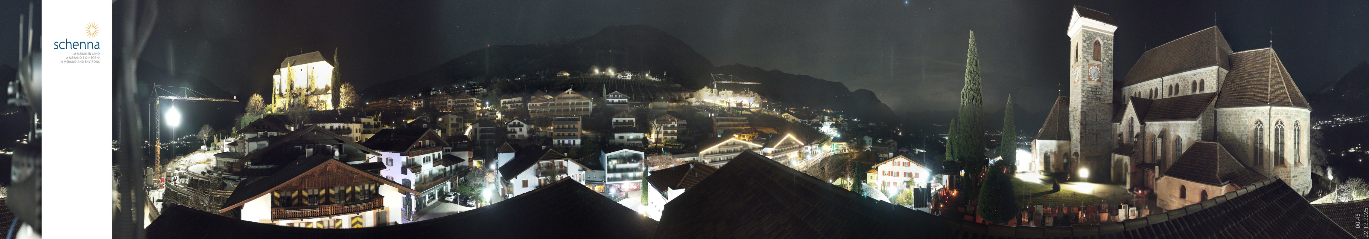 Archiv Foto Webcam Panoramablick Schenna