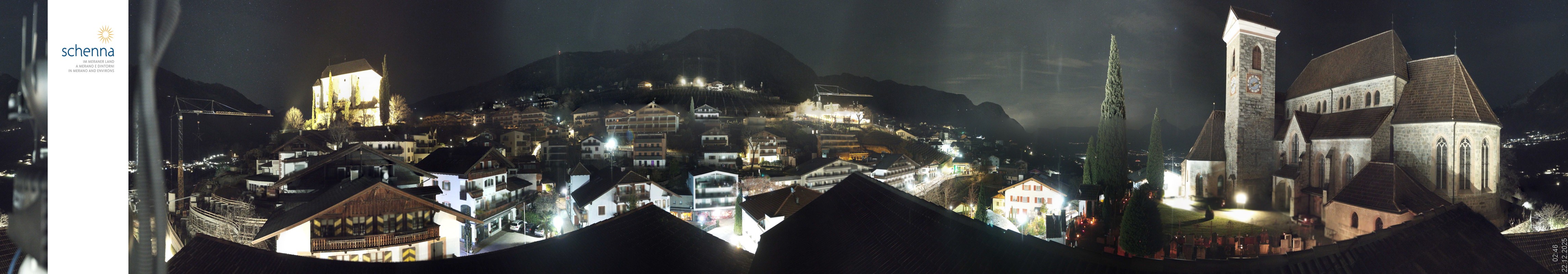 Archiv Foto Webcam Panoramablick Schenna