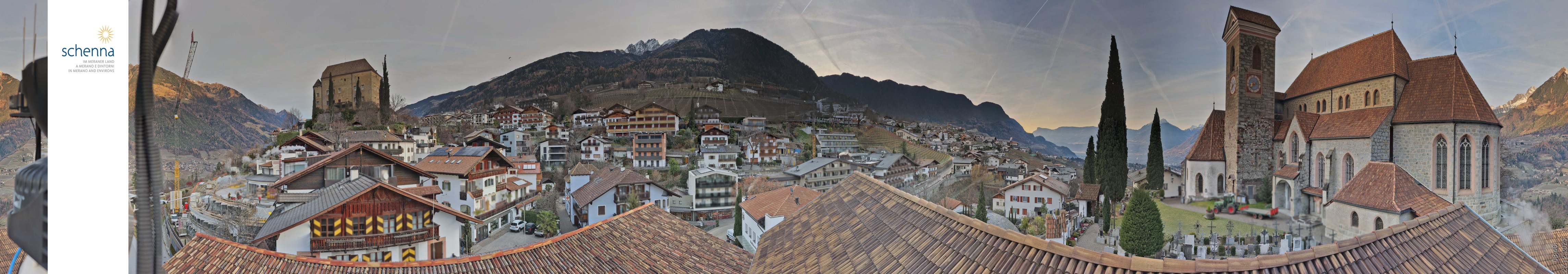 Archiv Foto Webcam Panoramablick Schenna