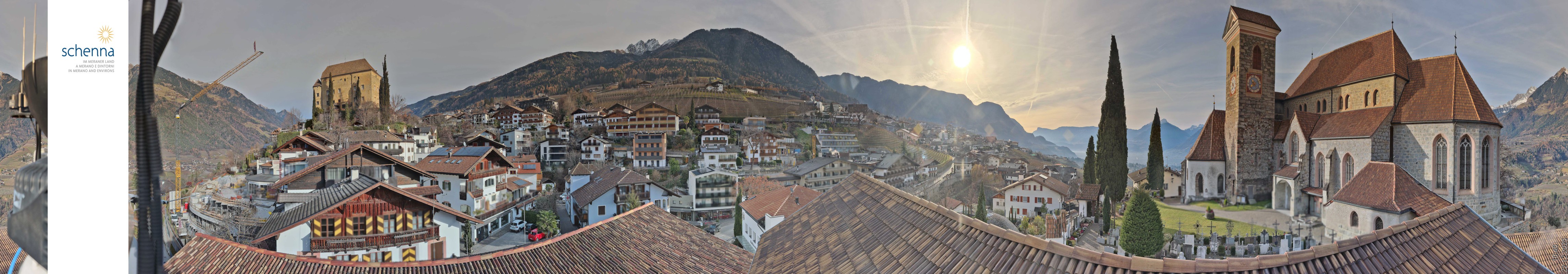 Archiv Foto Webcam Panoramablick Schenna