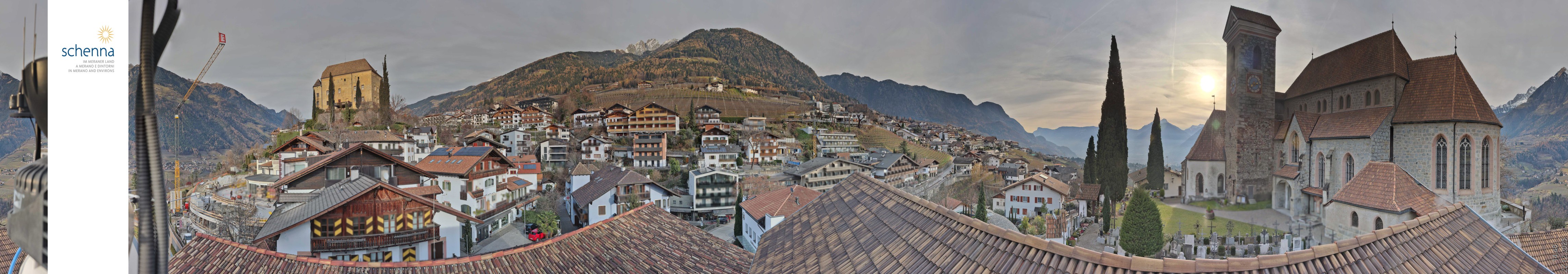 Archiv Foto Webcam Panoramablick Schenna