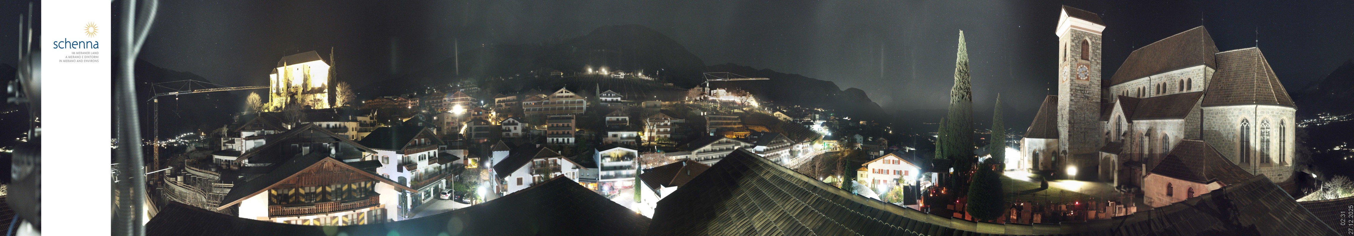 Archiv Foto Webcam Panoramablick Schenna