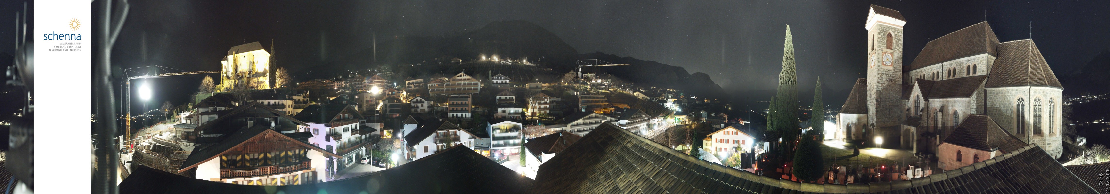 Archiv Foto Webcam Panoramablick Schenna