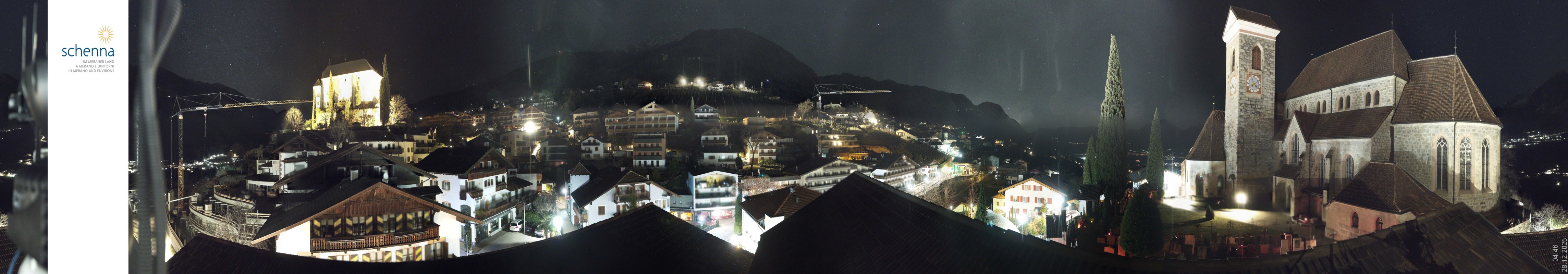 Archiv Foto Webcam Panoramablick Schenna