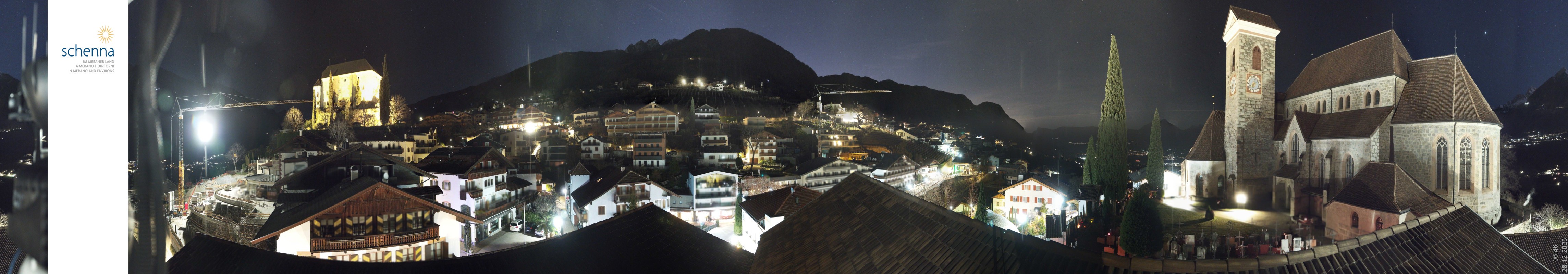 Archiv Foto Webcam Panoramablick Schenna