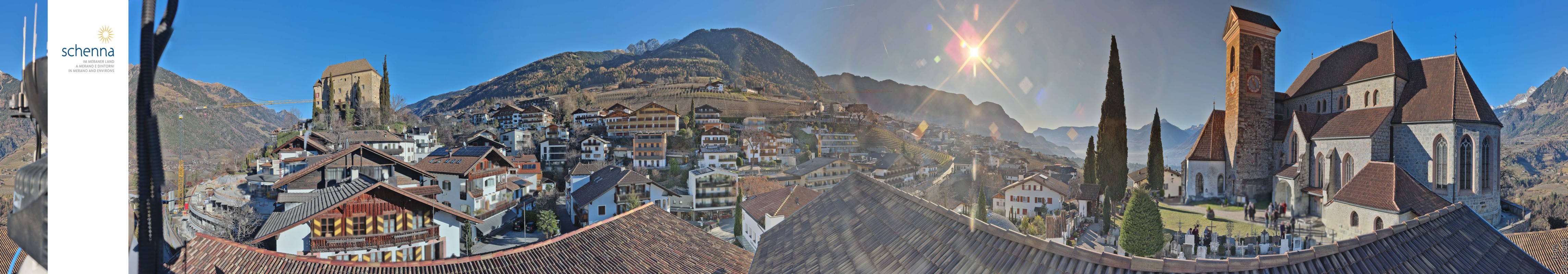 Archiv Foto Webcam Panoramablick Schenna