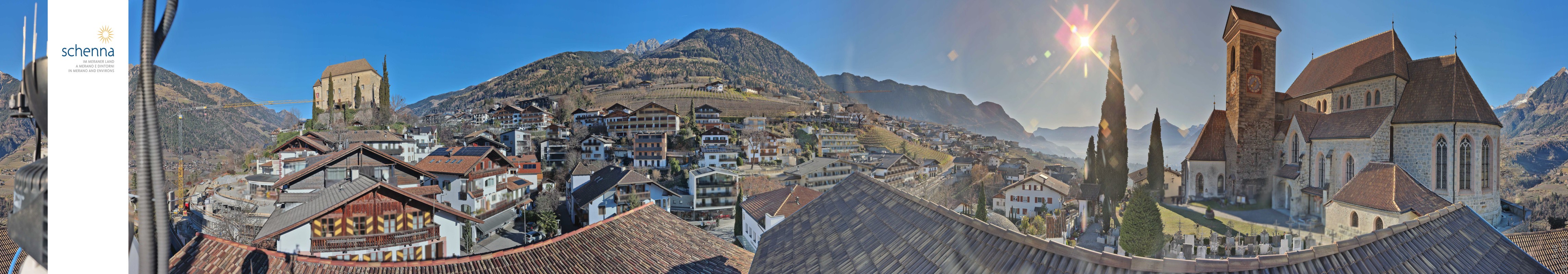 Archiv Foto Webcam Panoramablick Schenna