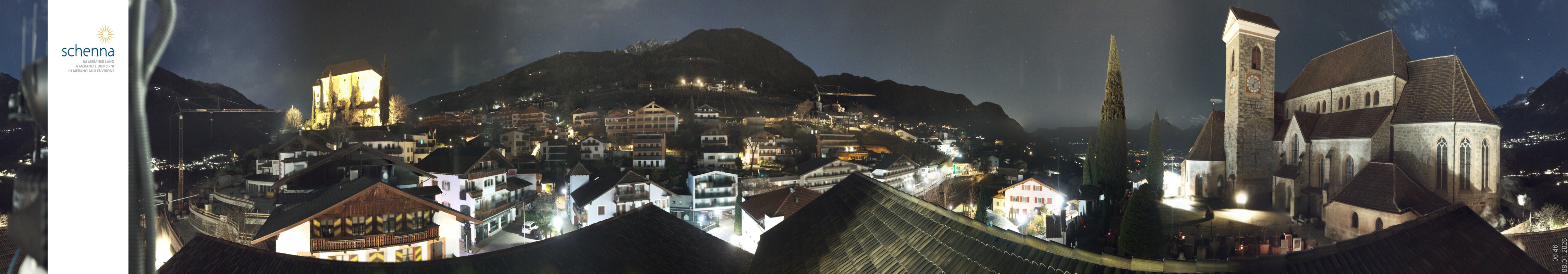 Archiv Foto Webcam Panoramablick Schenna