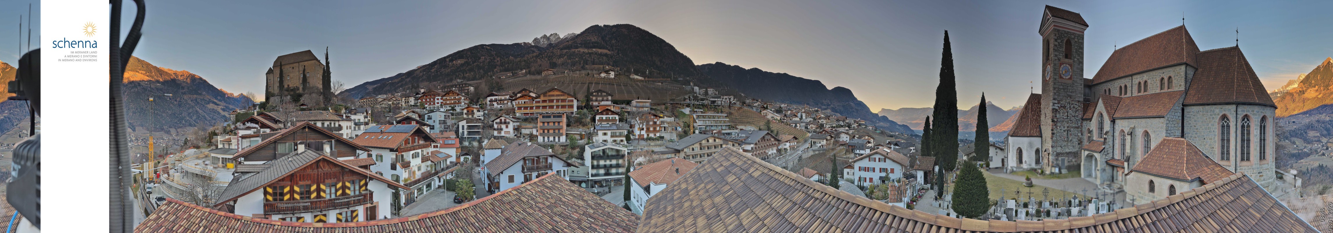 Archiv Foto Webcam Panoramablick Schenna
