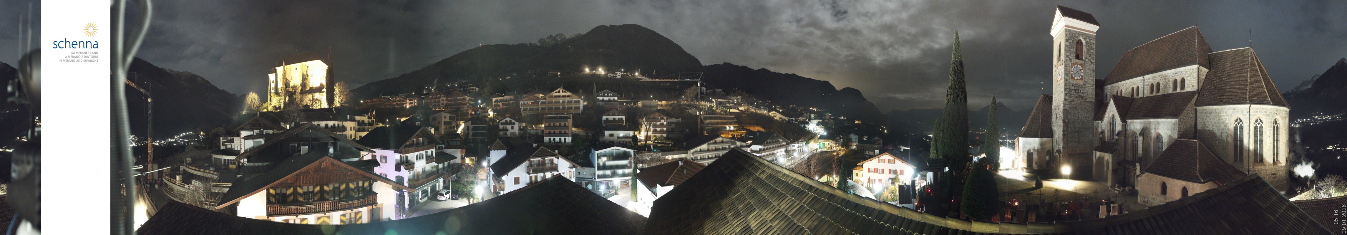 Archiv Foto Webcam Panoramablick Schenna