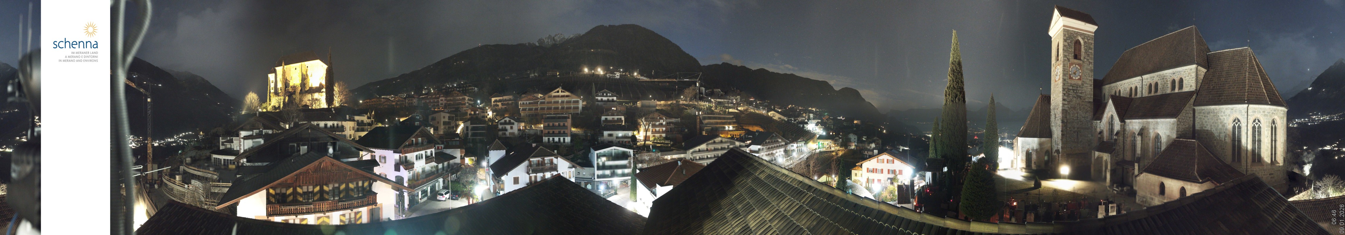 Archiv Foto Webcam Panoramablick Schenna