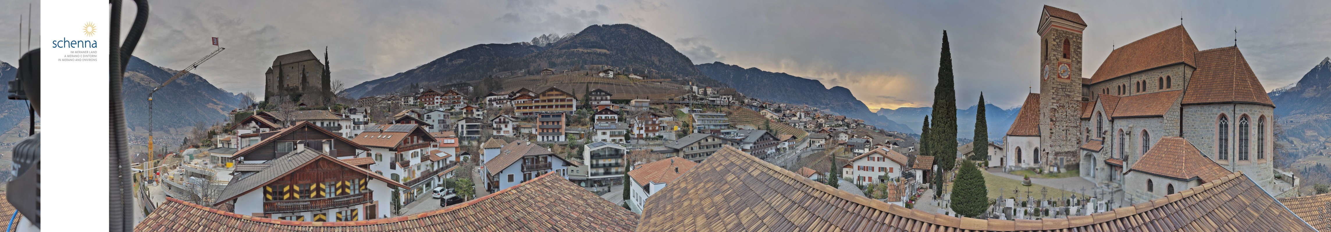 Archiv Foto Webcam Panoramablick Schenna