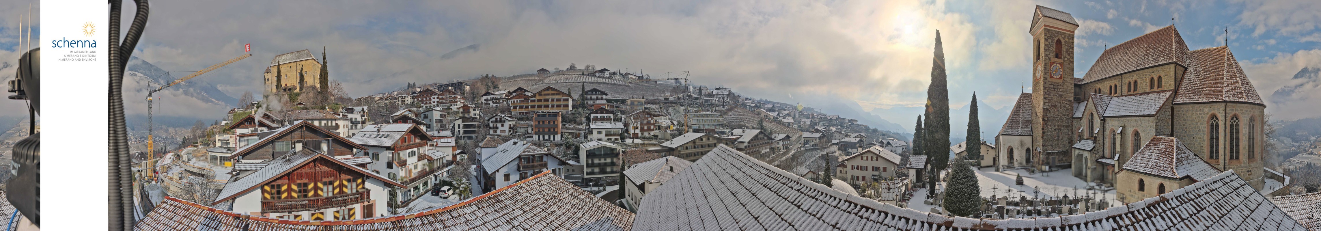 Archiv Foto Webcam Panoramablick Schenna