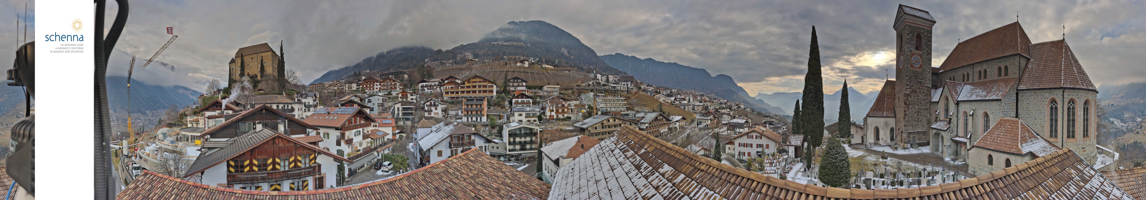 Archiv Foto Webcam Panoramablick Schenna