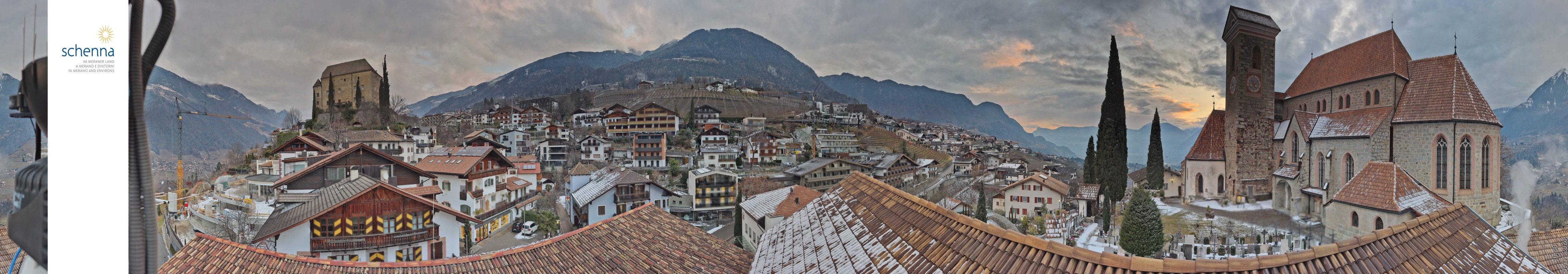 Archiv Foto Webcam Panoramablick Schenna