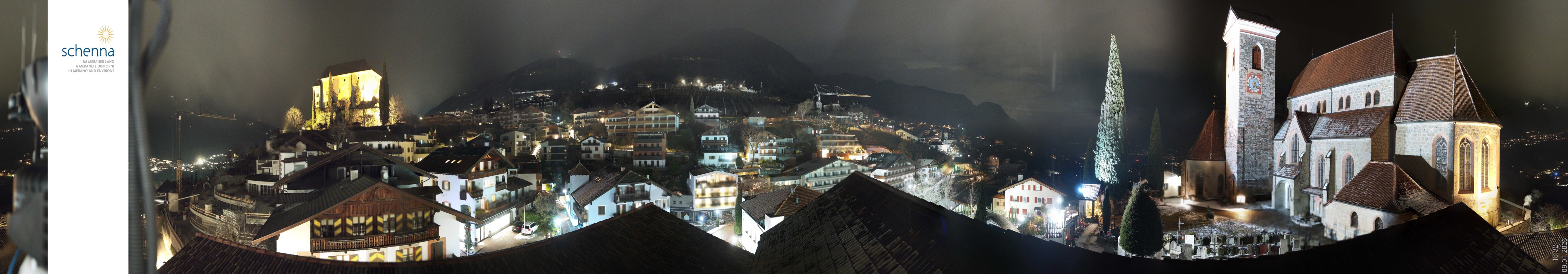 Archiv Foto Webcam Panoramablick Schenna