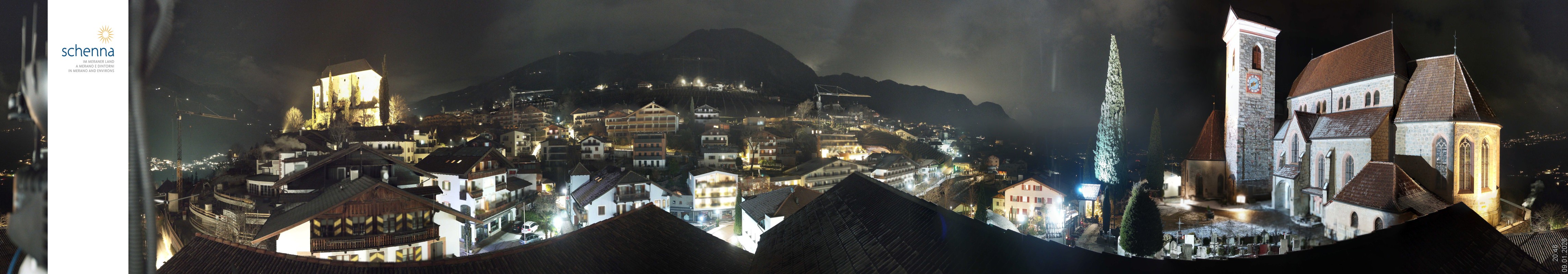 Archiv Foto Webcam Panoramablick Schenna