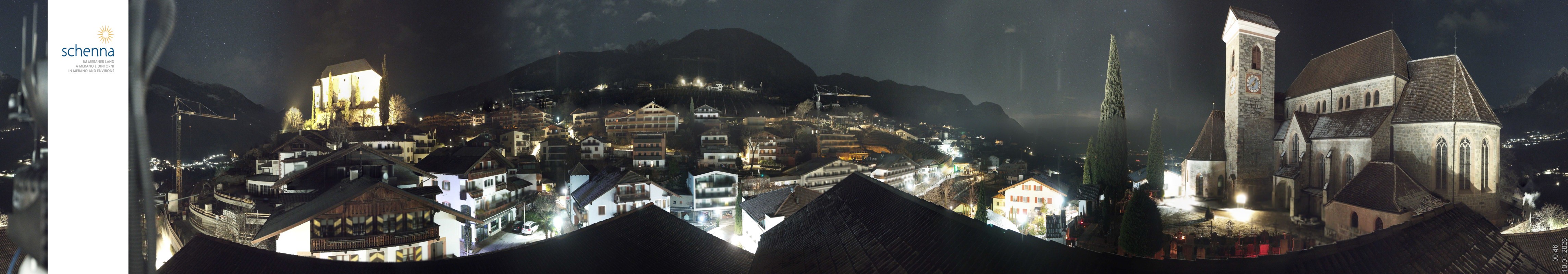 Archiv Foto Webcam Panoramablick Schenna