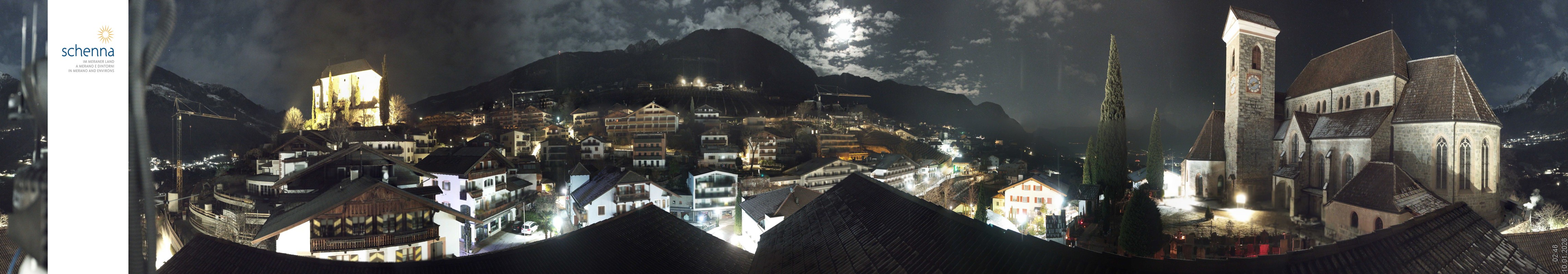 Archiv Foto Webcam Panoramablick Schenna