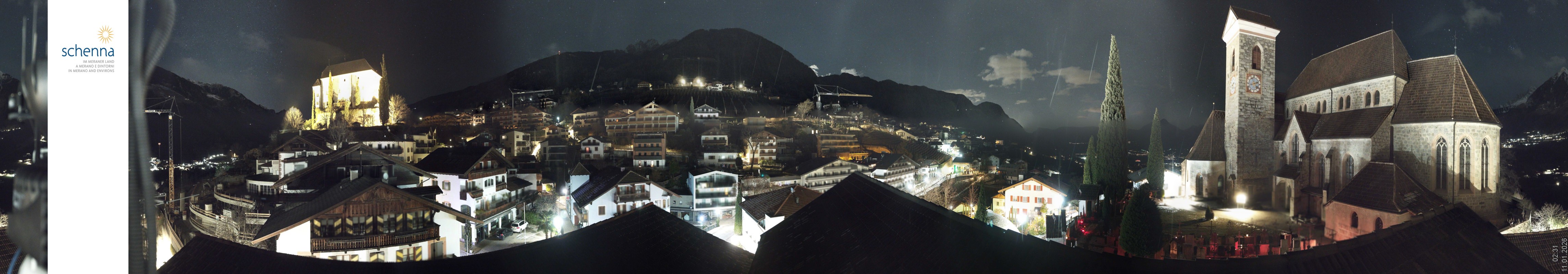 Archiv Foto Webcam Panoramablick Schenna
