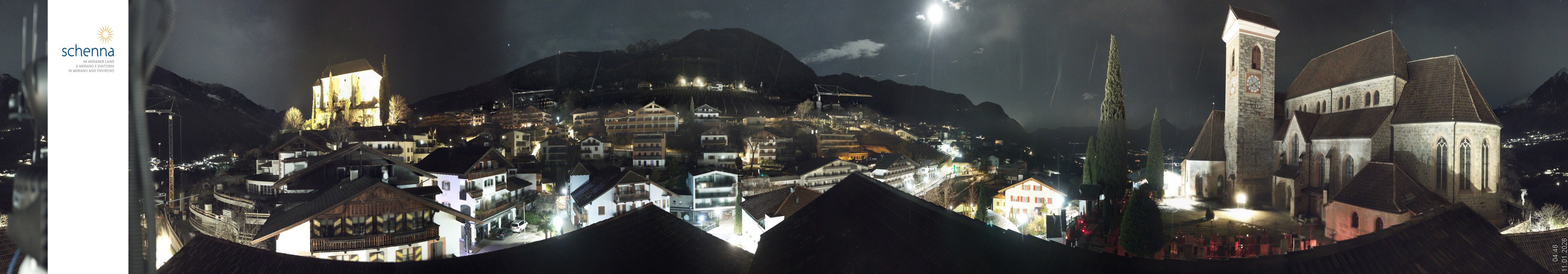 Archiv Foto Webcam Panoramablick Schenna