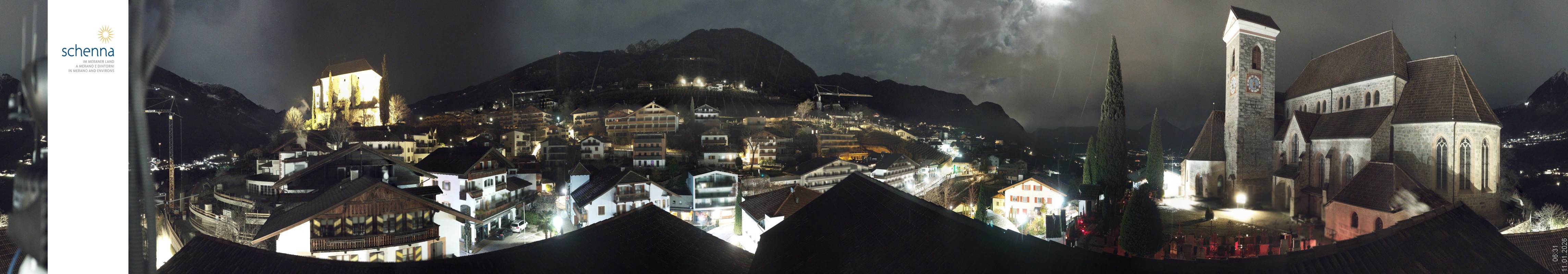 Archiv Foto Webcam Panoramablick Schenna