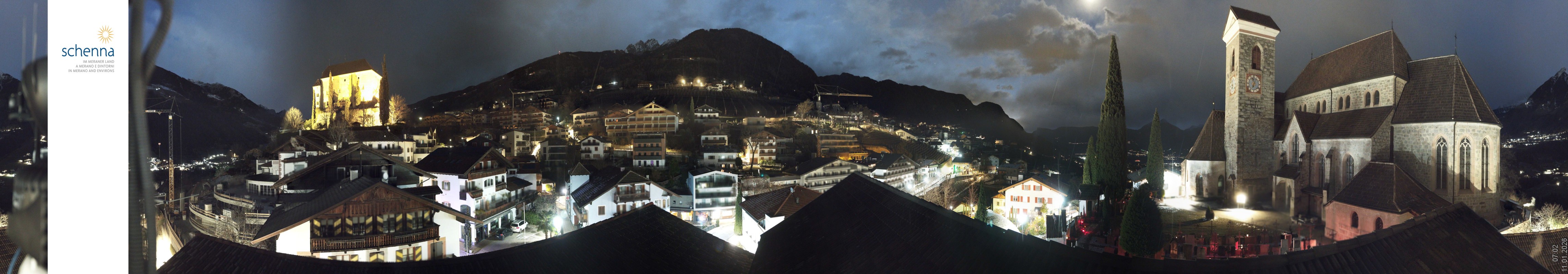 Archiv Foto Webcam Panoramablick Schenna