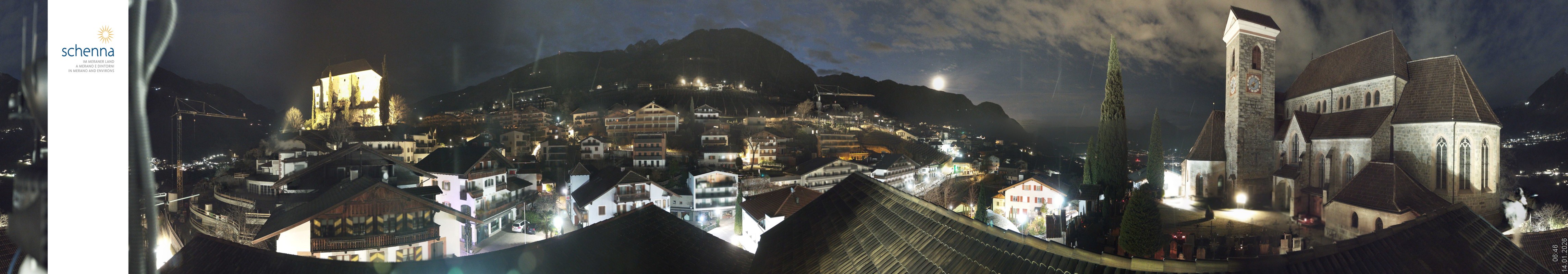 Archiv Foto Webcam Panoramablick Schenna