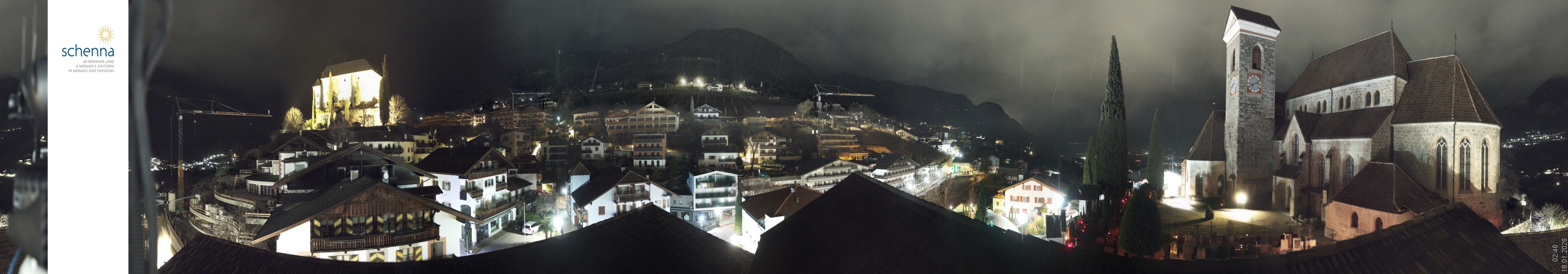 Archiv Foto Webcam Panoramablick Schenna