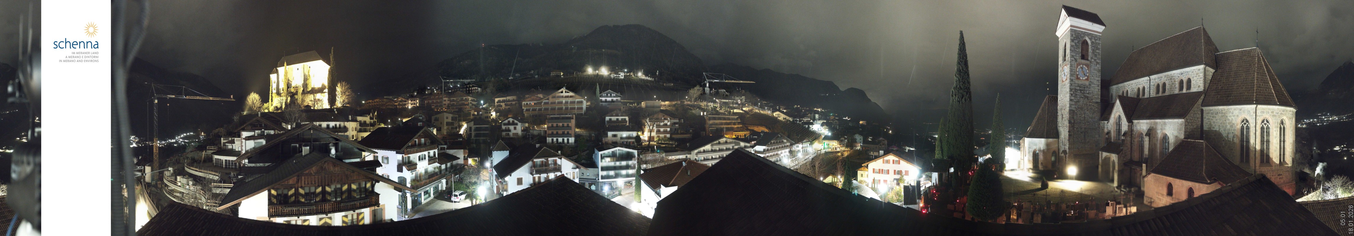 Archiv Foto Webcam Panoramablick Schenna