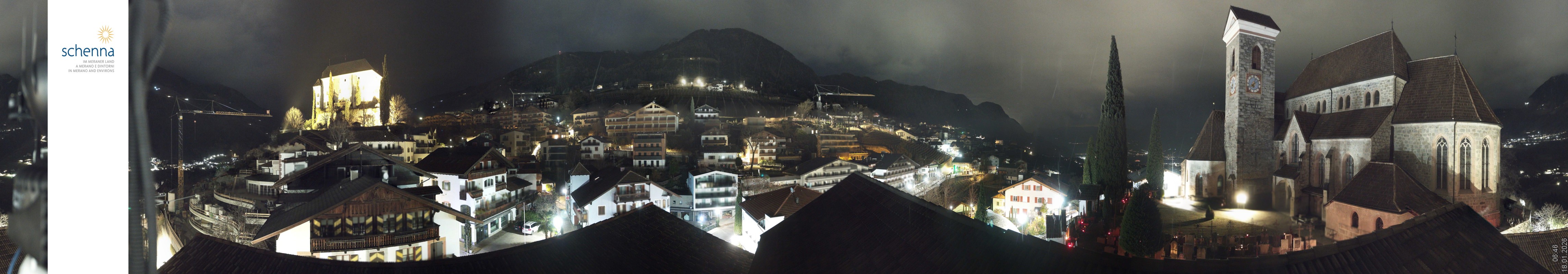 Archiv Foto Webcam Panoramablick Schenna