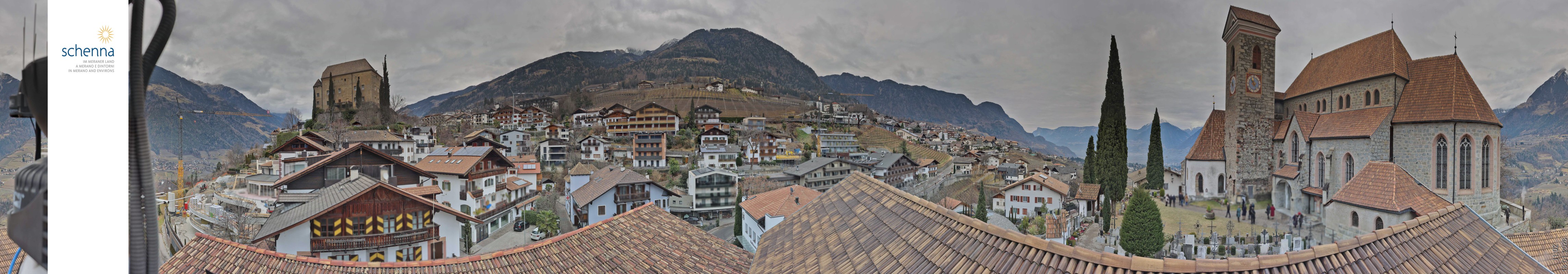 Archiv Foto Webcam Panoramablick Schenna