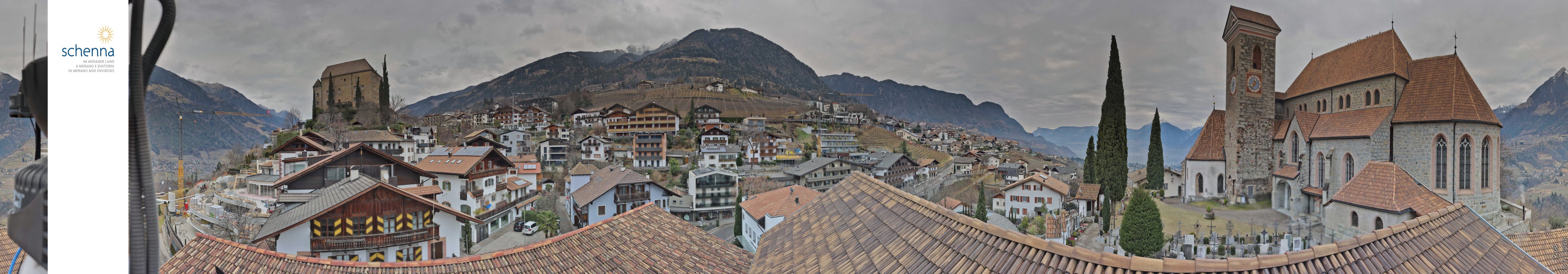 Archiv Foto Webcam Panoramablick Schenna