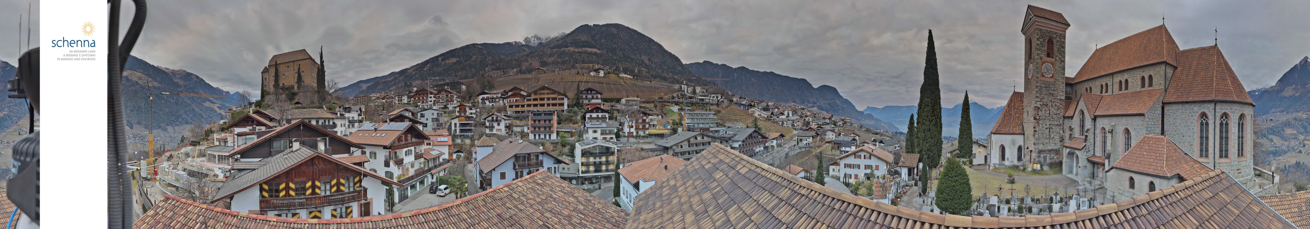 Archiv Foto Webcam Panoramablick Schenna