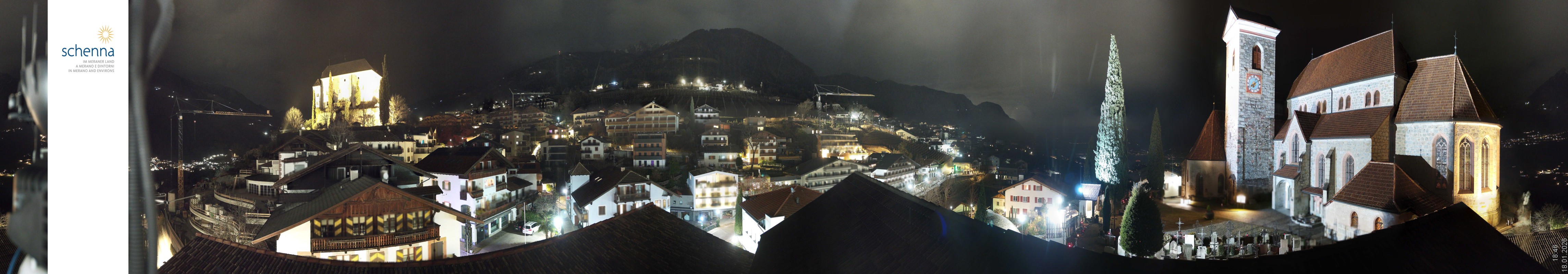 Archiv Foto Webcam Panoramablick Schenna