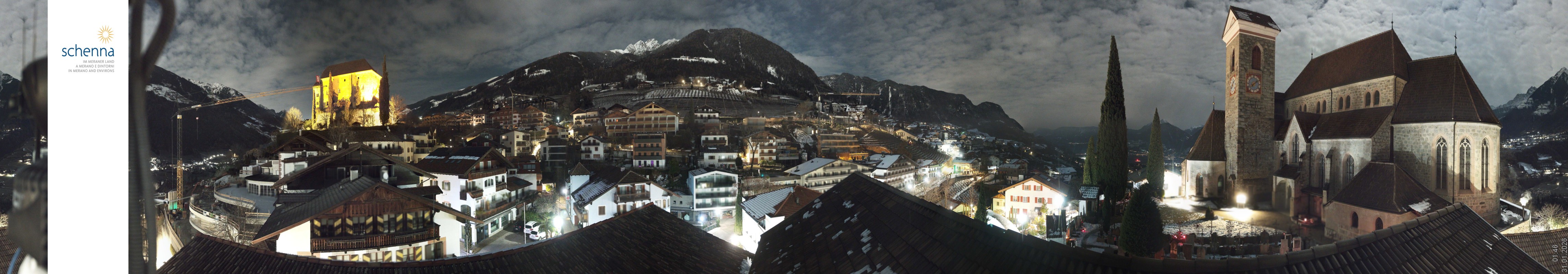 Archiv Foto Webcam Panoramablick Schenna