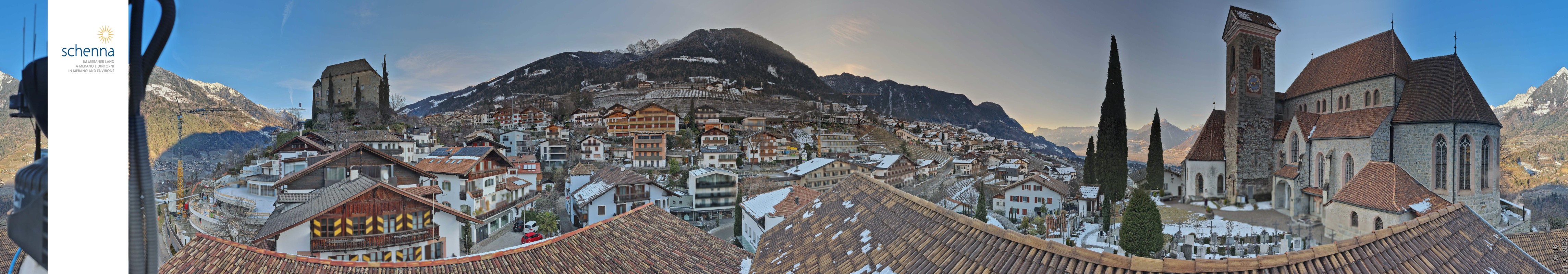 Archiv Foto Webcam Panoramablick Schenna