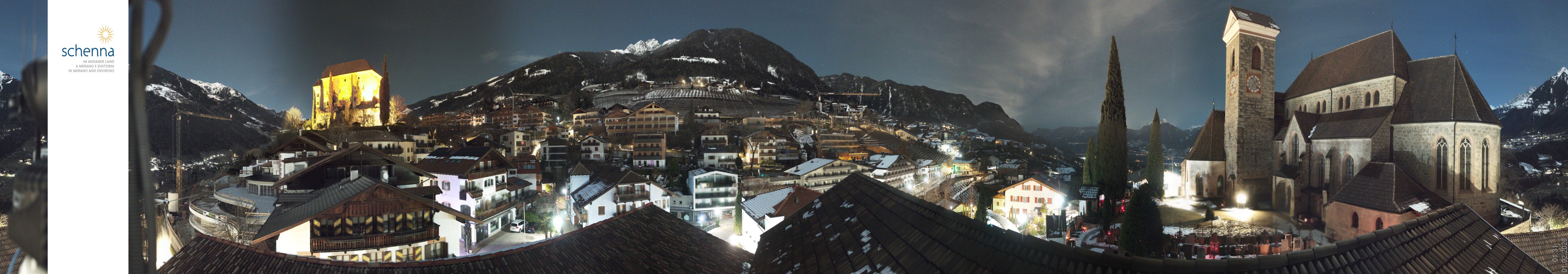 Archiv Foto Webcam Panoramablick Schenna