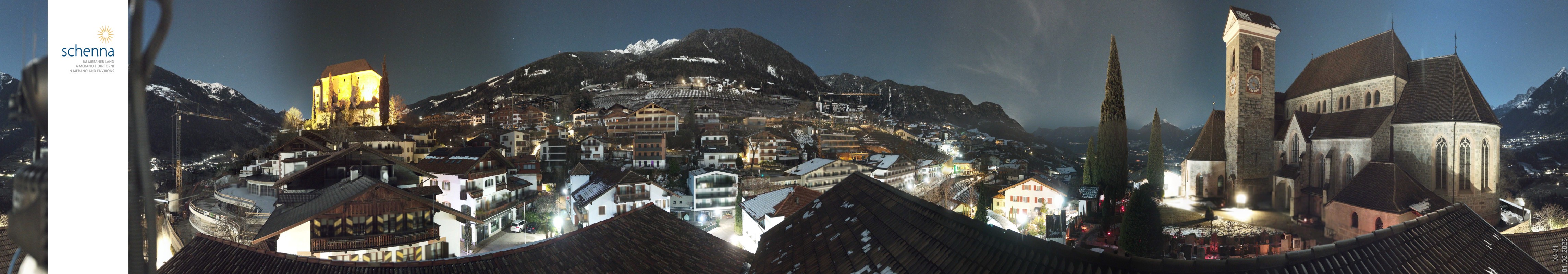 Archiv Foto Webcam Panoramablick Schenna
