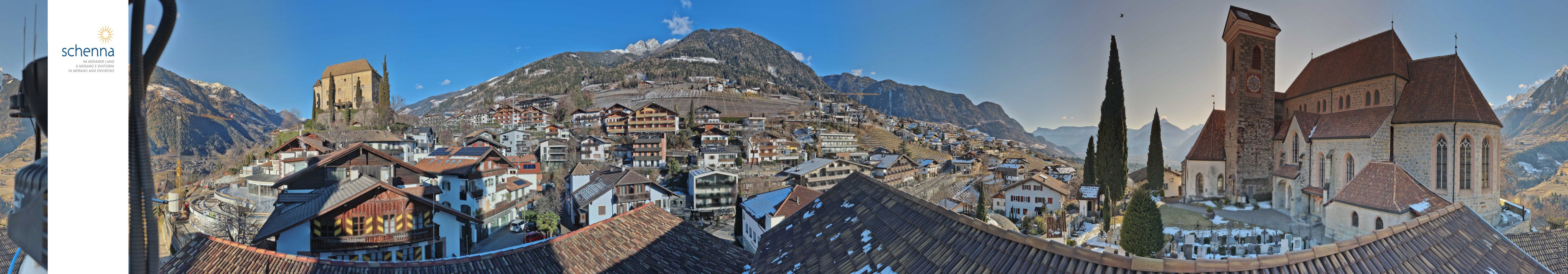 Archiv Foto Webcam Panoramablick Schenna