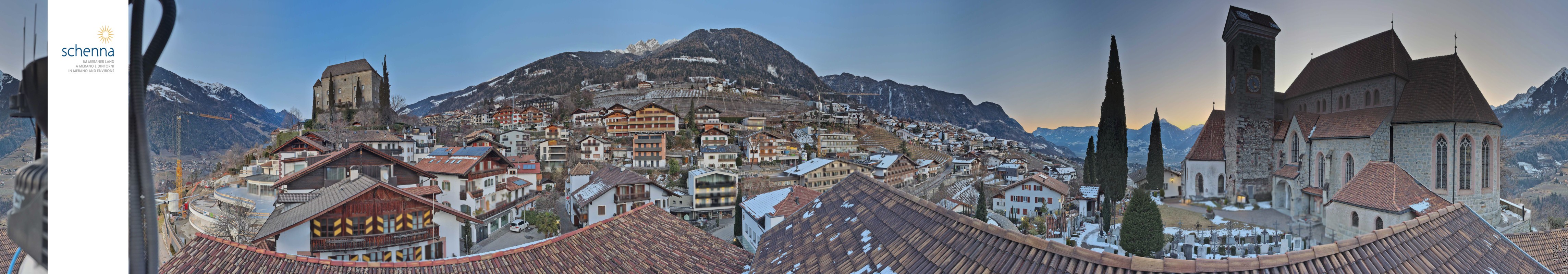 Archiv Foto Webcam Panoramablick Schenna